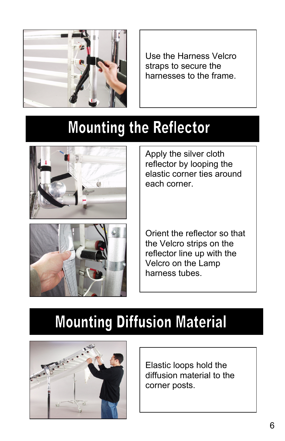 Kino Flo Blanket Light 6X6 User Manual | Page 6 / 14