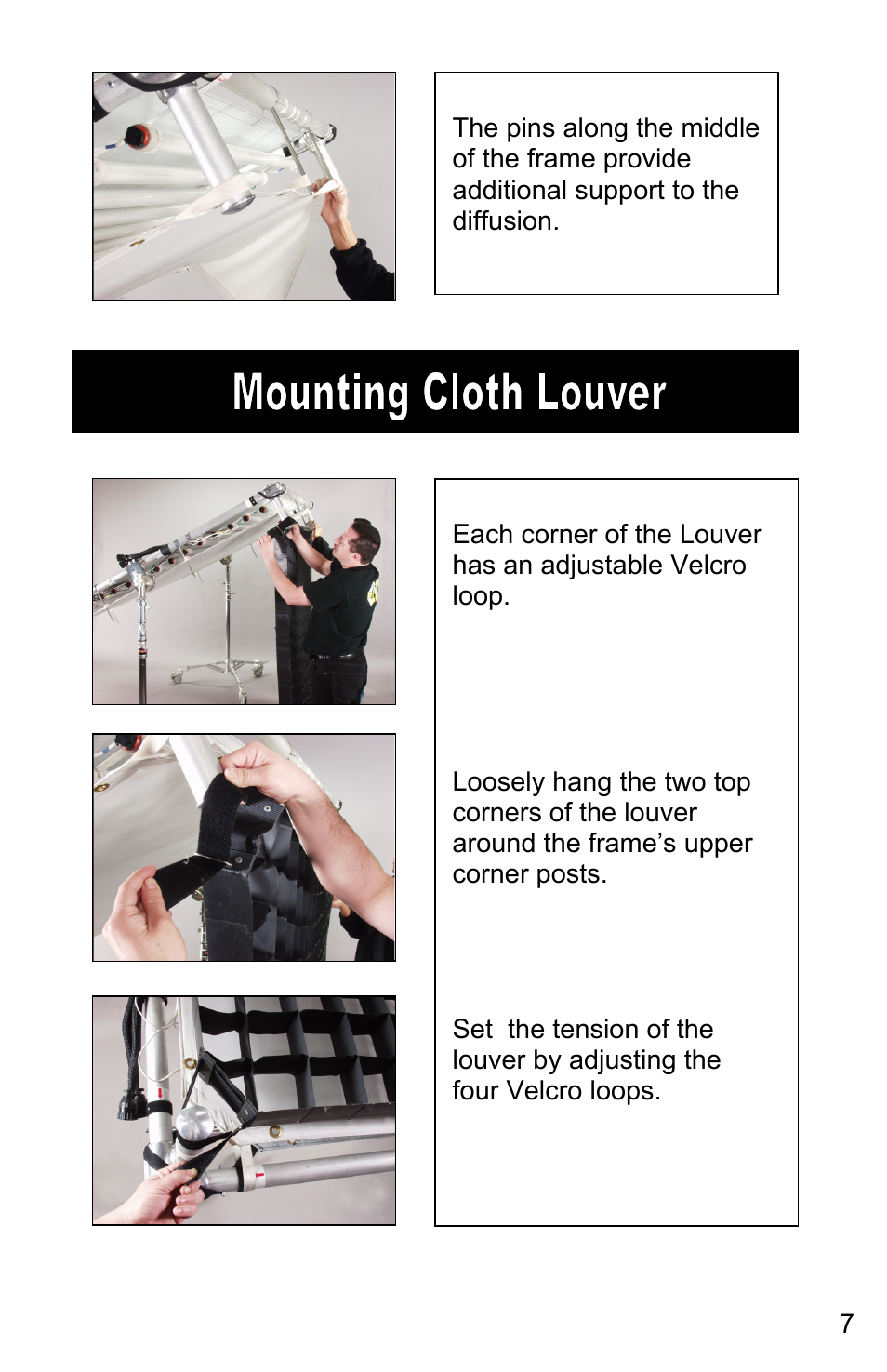 Kino Flo Blanket Light 6X6 User Manual | Page 7 / 14