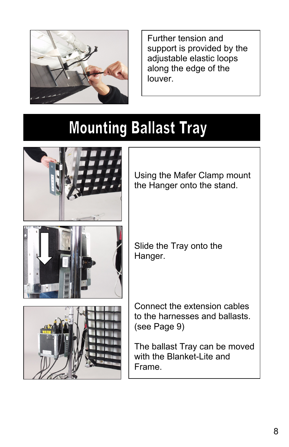 Kino Flo Blanket Light 6X6 User Manual | Page 8 / 14