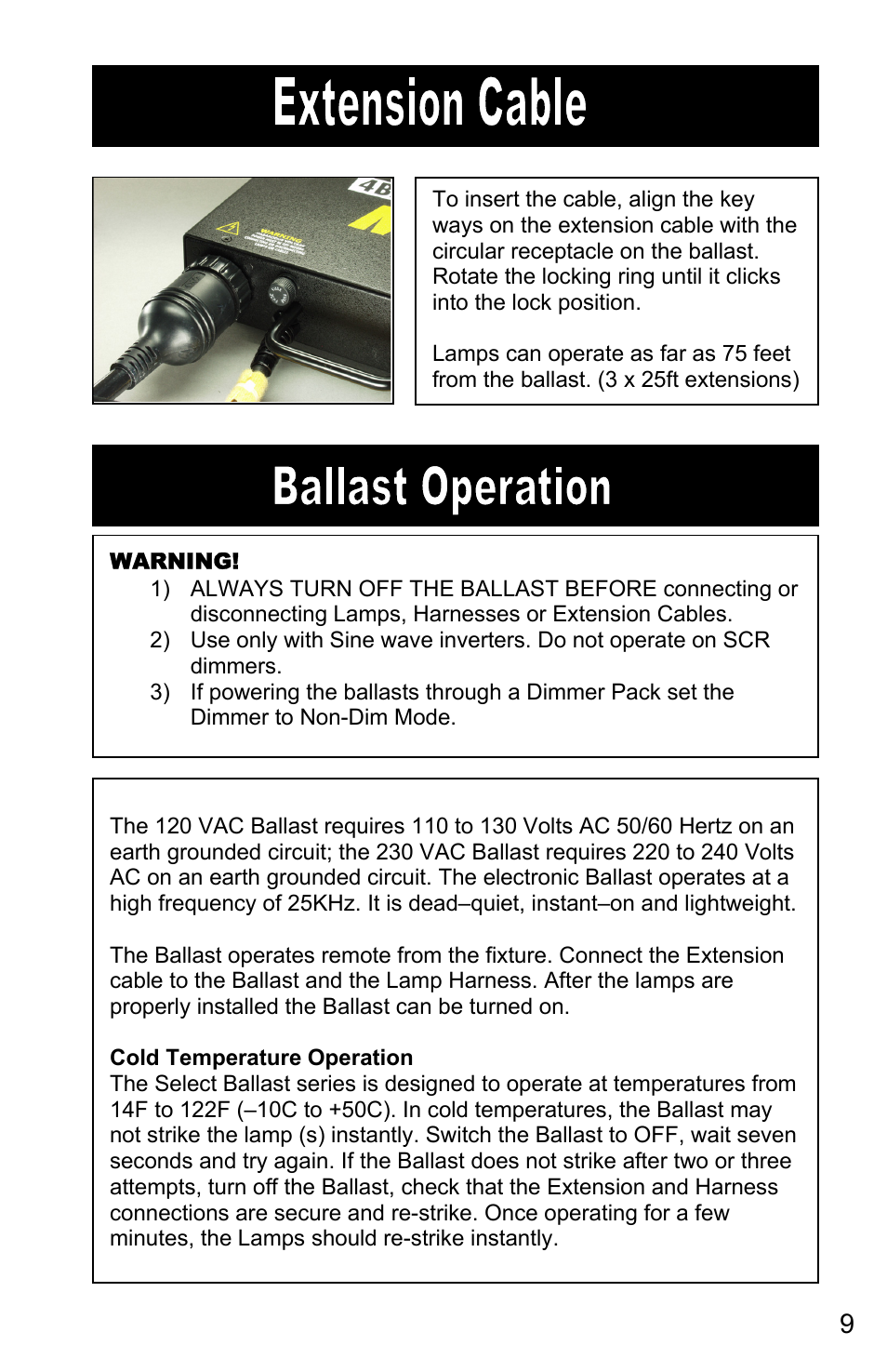 Kino Flo Blanket Light 6X6 User Manual | Page 9 / 14