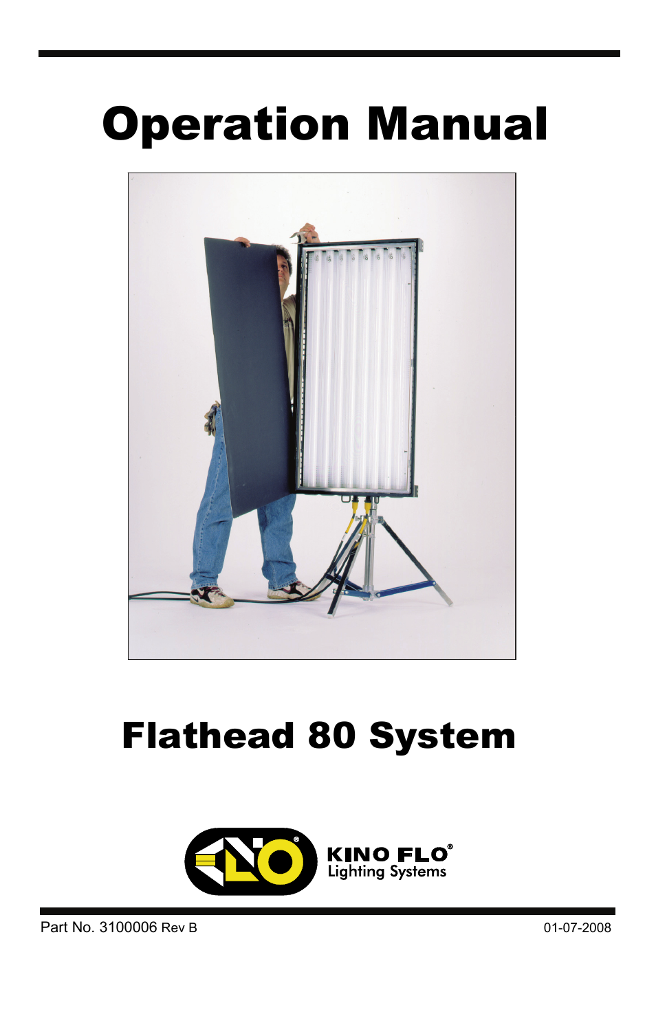 Kino Flo Flathead 80 (BAL-410) User Manual | 12 pages