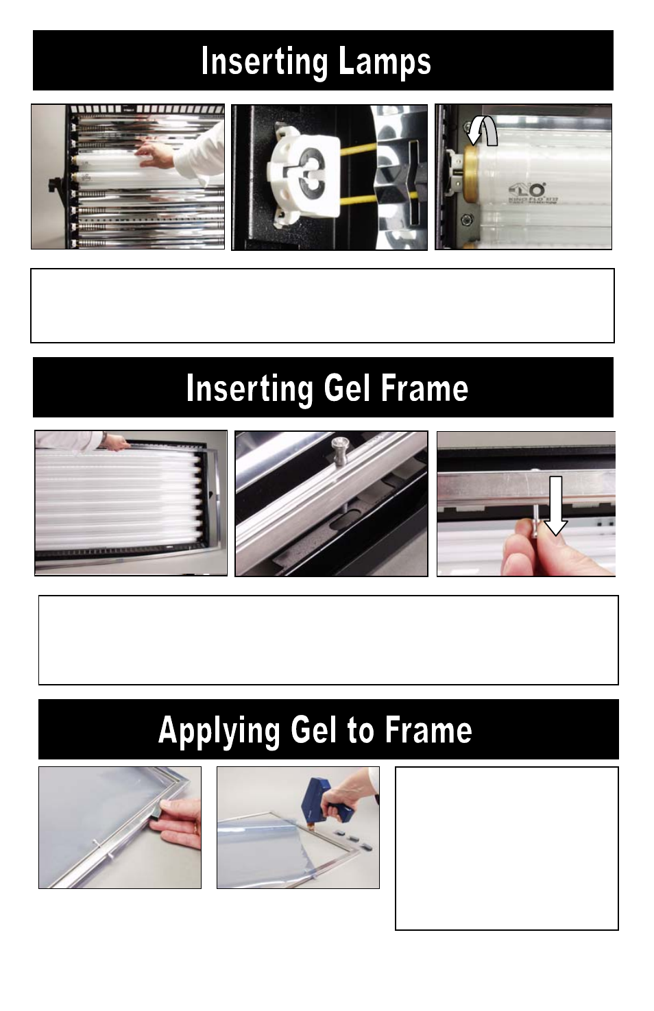 Kino Flo Image 80, 40 & 20 DMX User Manual | Page 3 / 16