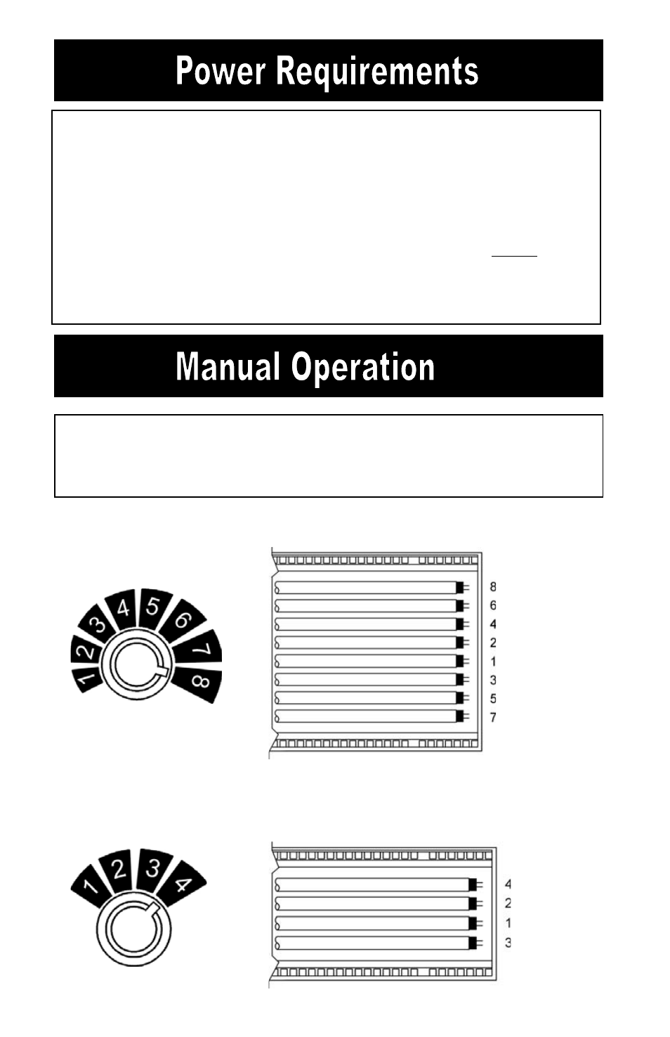 Dmx image 80 switching, Dmx image 40 switching | Kino Flo Image 80, 40 & 20 DMX User Manual | Page 6 / 16
