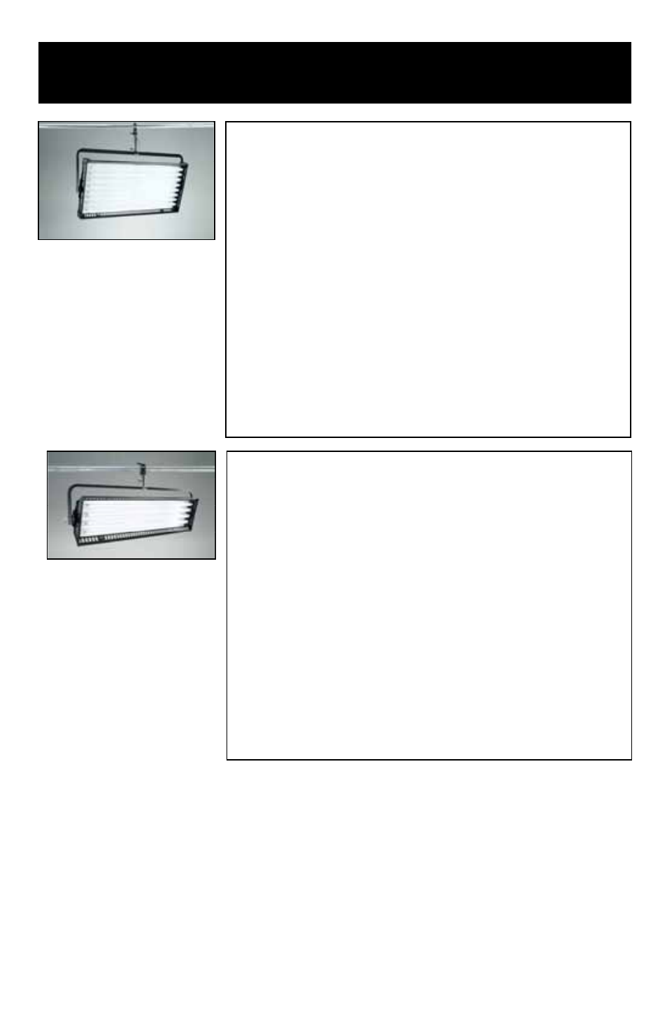 Fixture specifications | Kino Flo Image 85/45 DMX Series User Manual | Page 19 / 20