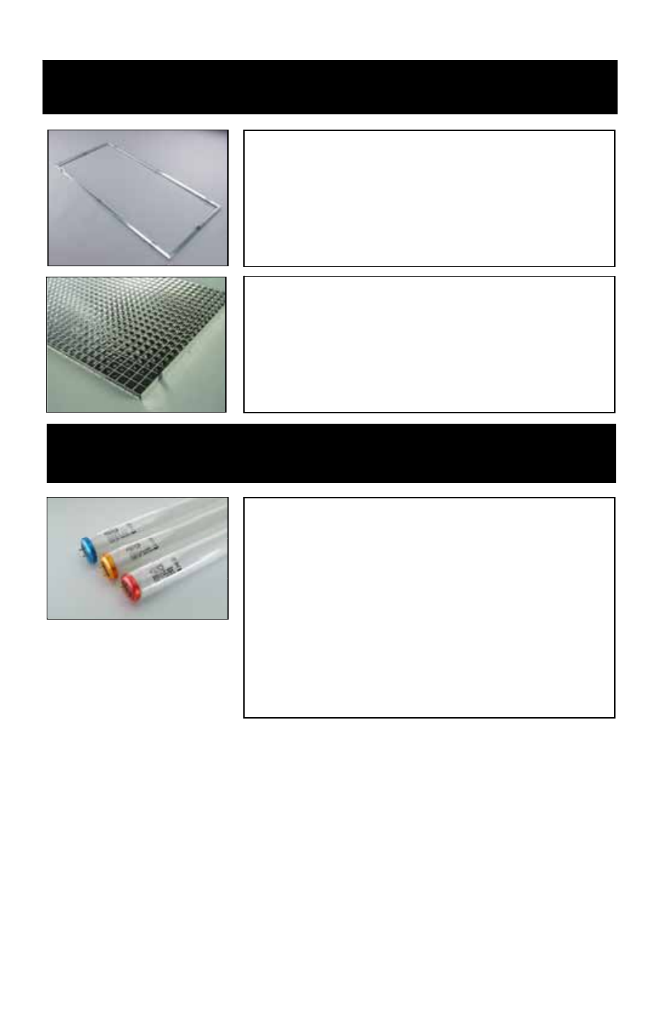 Included w/ all image models, True match lamps | Kino Flo Image 85/45 DMX Series User Manual | Page 3 / 20