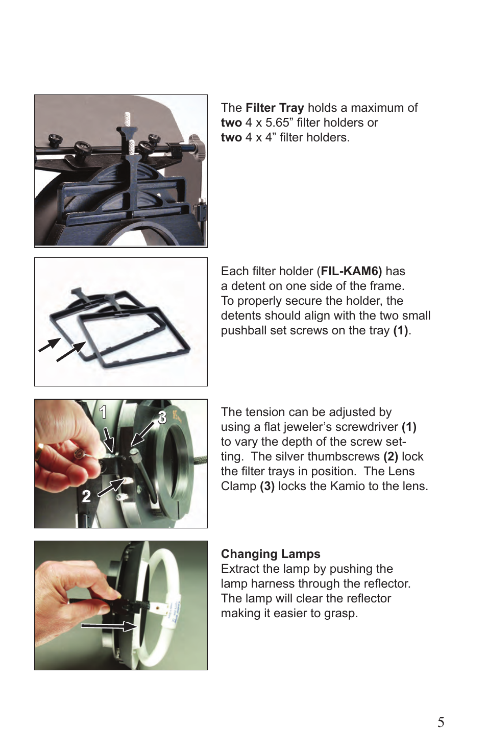Kino Flo Kamio Kit Kam 6 User Manual | Page 5 / 12