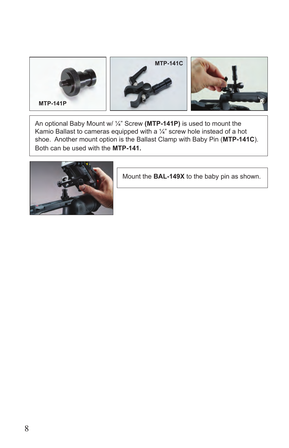 Kino Flo Kamio Kit Kam 6 User Manual | Page 8 / 12