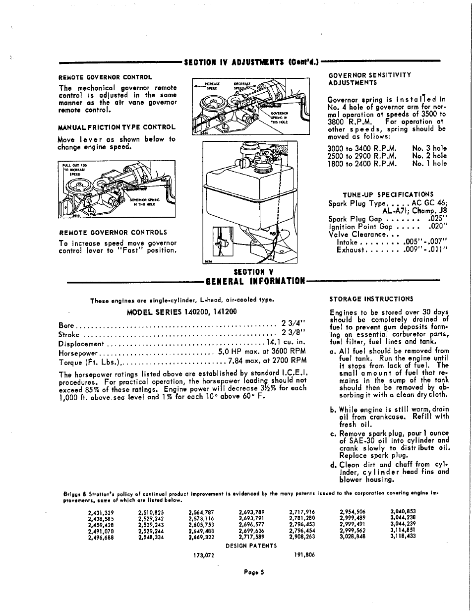 Briggs & Stratton Model 141297 User Manual | Page 7 / 8