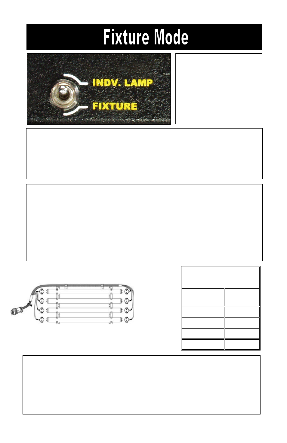 12 dmx lamp sequence | Kino Flo Mega 4Bank DMX (BAL-450M) User Manual | Page 12 / 20