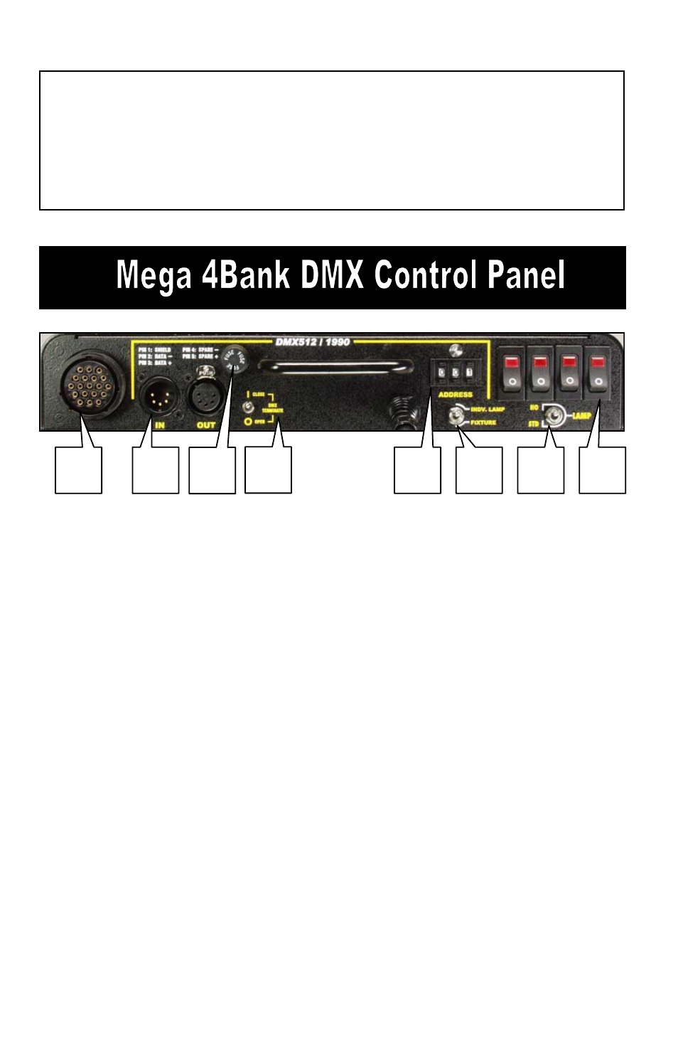 Kino Flo Mega 4Bank DMX (BAL-450M) User Manual | Page 9 / 20