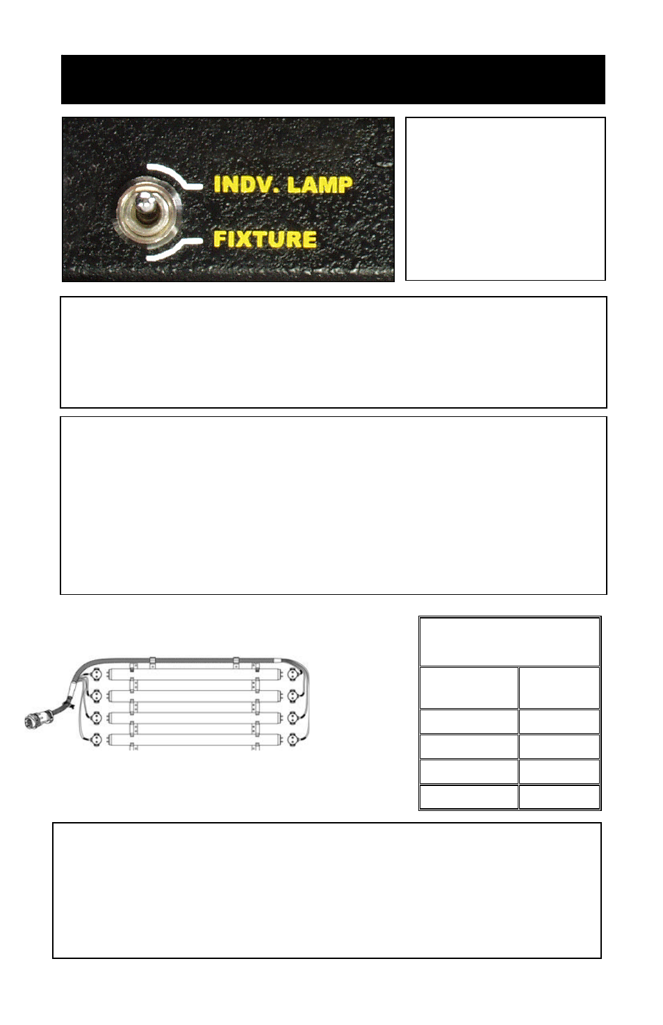 Fixture mode, 14 dmx lamp sequence | Kino Flo Select/DMX 4Bank (BAL-450) User Manual | Page 14 / 24
