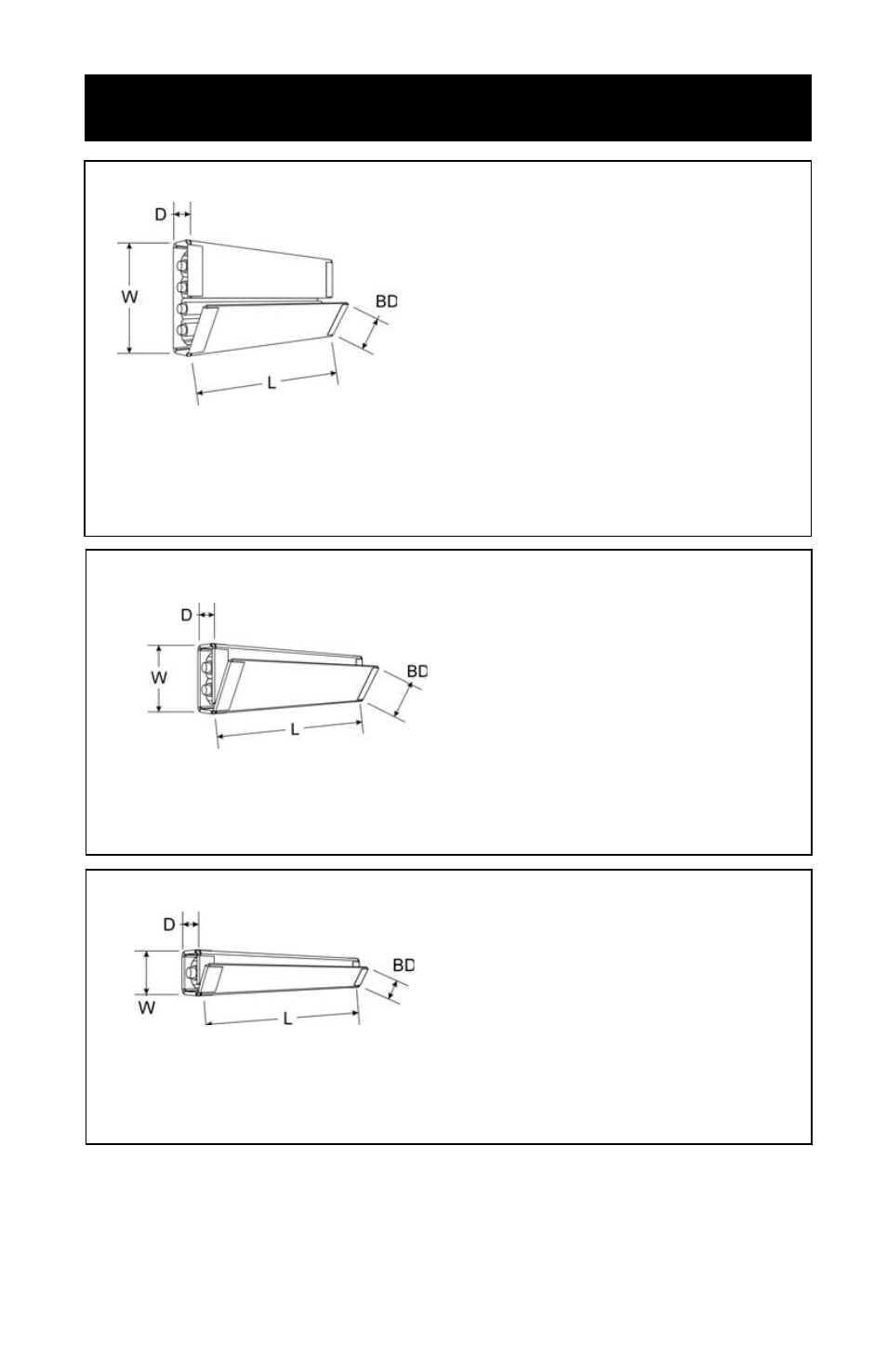 Fixture specifications | Kino Flo Select/DMX 4Bank (BAL-450) User Manual | Page 20 / 24