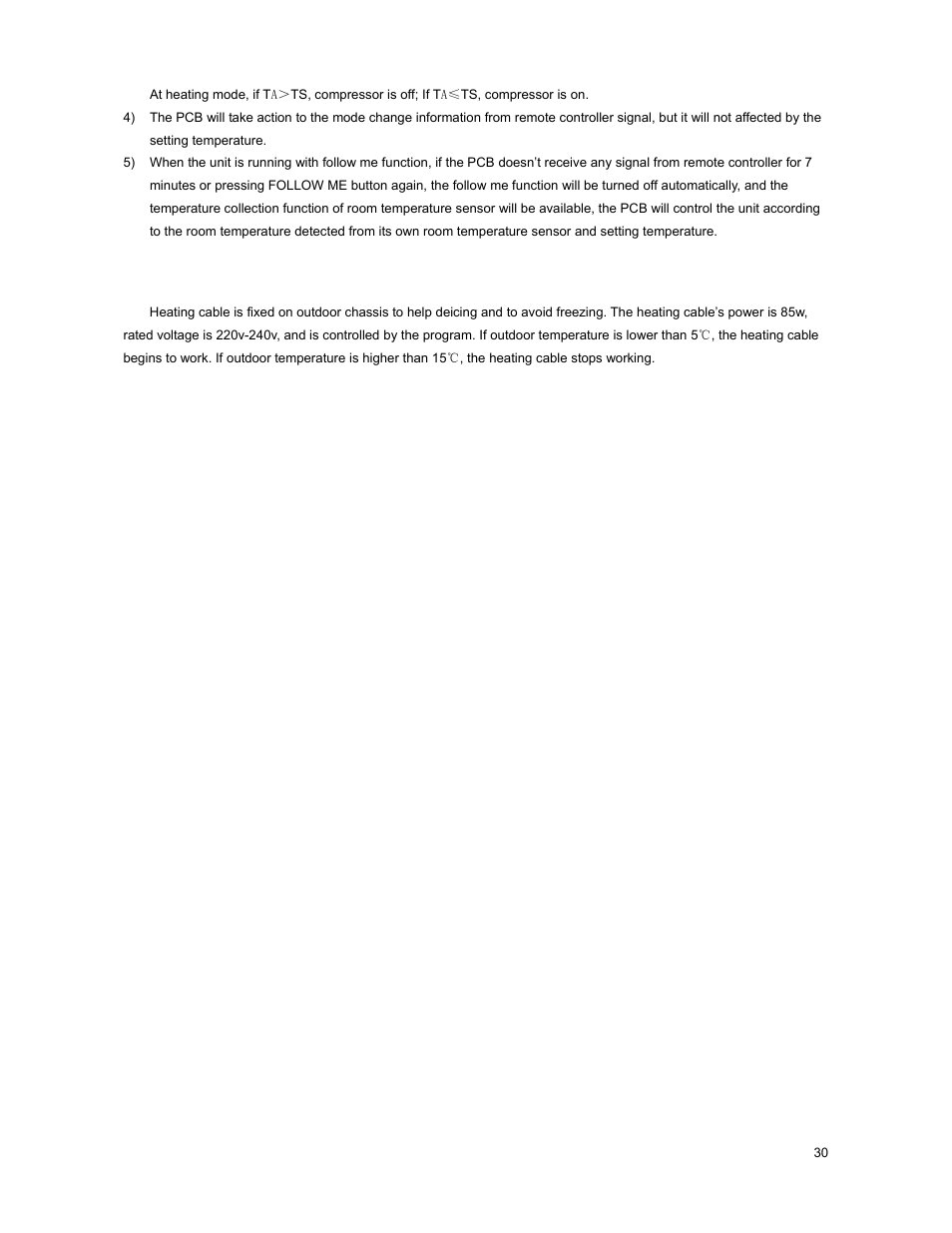 19 outdoor chassis heating cable function | Klimaire KSIM Series Service Manual User Manual | Page 33 / 42
