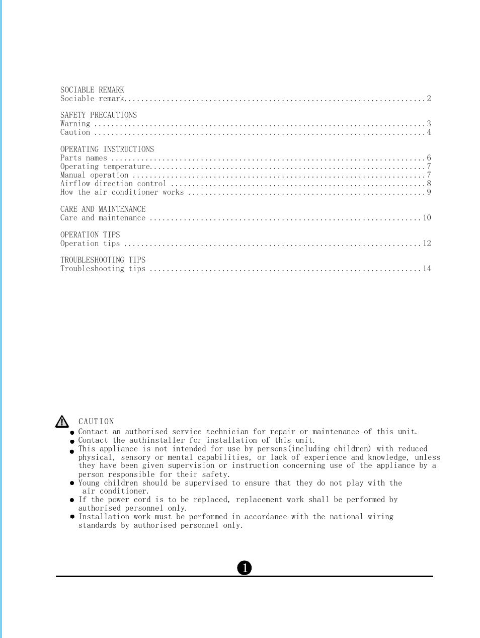 Klimaire KSIL036-H215 User Manual User Manual | Page 2 / 16