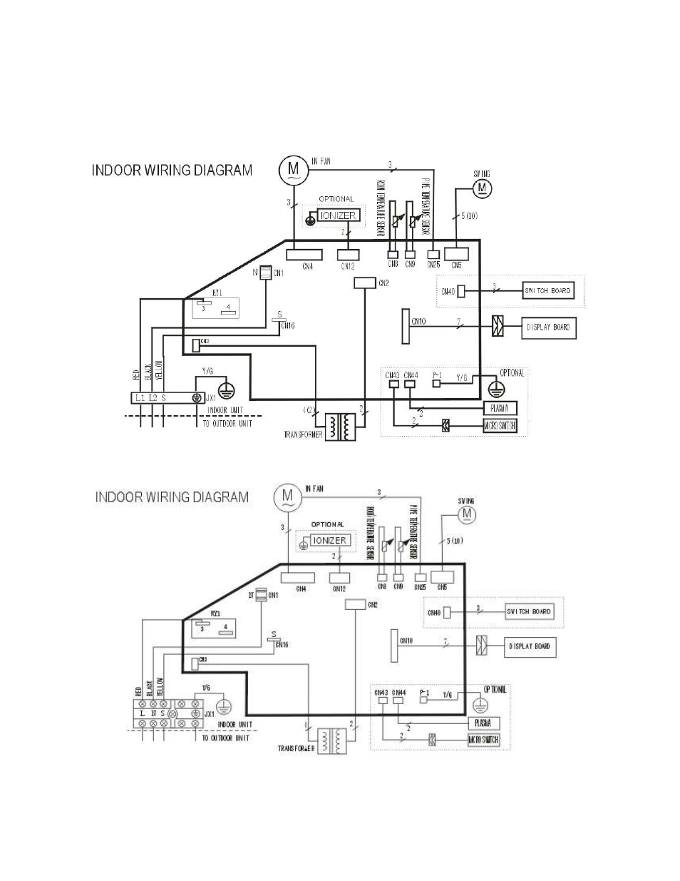 Wiring diagram | Klimaire KSIL024-H219 Service Manual User Manual | Page 16 / 59