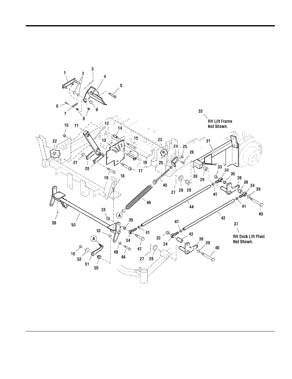 Deck lift group | Briggs & Stratton 5900204 User Manual | Page 44 / 98