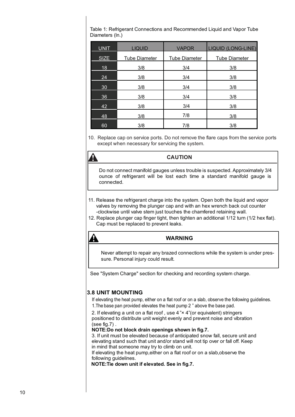 Klimaire 13 SEER Series User Manual | Page 11 / 26