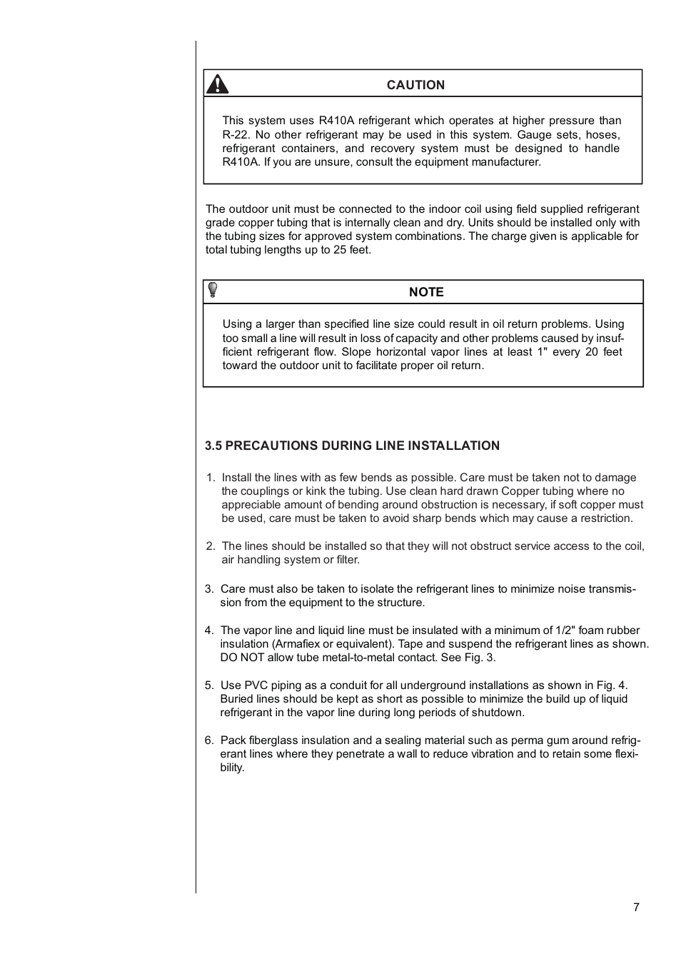 Klimaire 13 SEER Series User Manual | Page 8 / 26