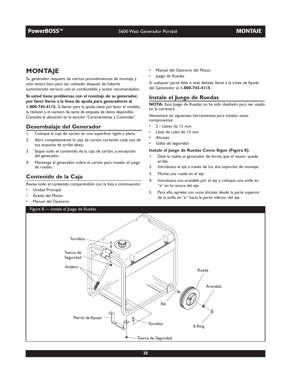 Briggs & Stratton PowerBoss 30230 User Manual | Page 20 / 28