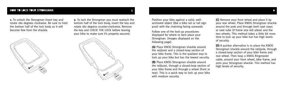 Knog STRONGMAN User Manual | Page 3 / 9