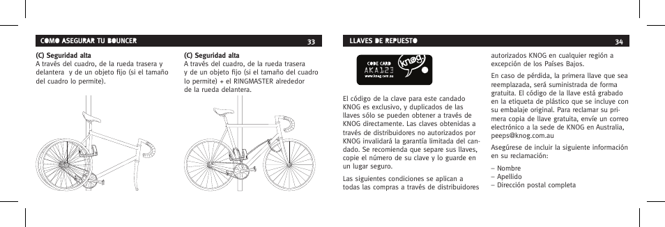 Knog BOUNCER User Manual | Page 17 / 38