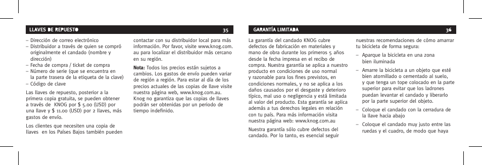 Knog BOUNCER User Manual | Page 18 / 38