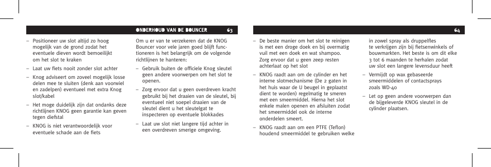 Knog BOUNCER User Manual | Page 32 / 38