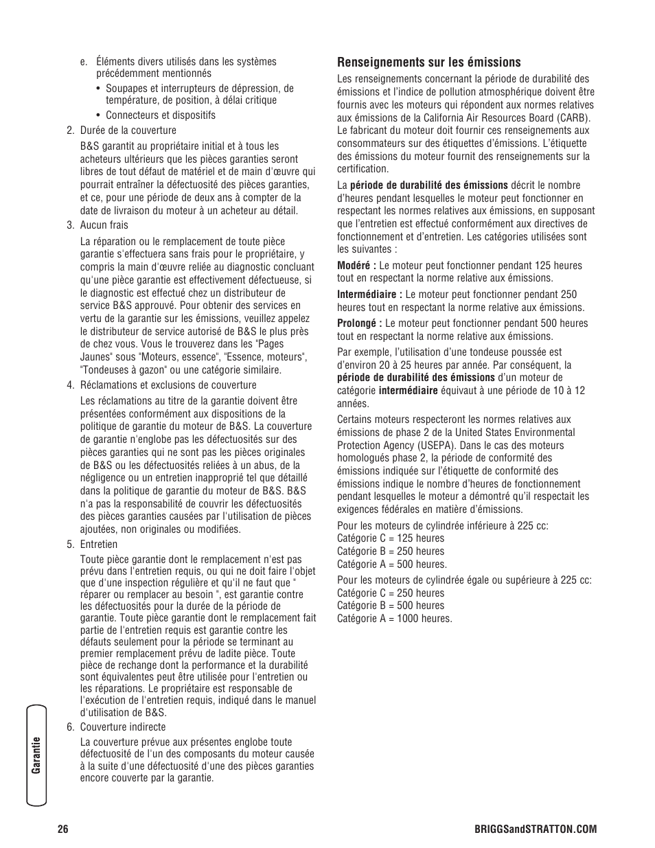 Briggs & Stratton 203985GS User Manual | Page 82 / 84
