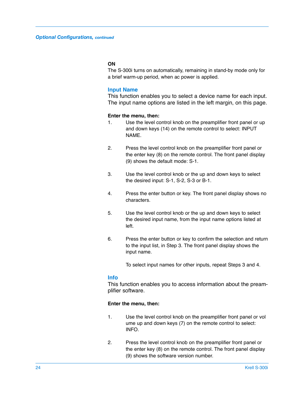 Krell S-300i User Manual | Page 28 / 34