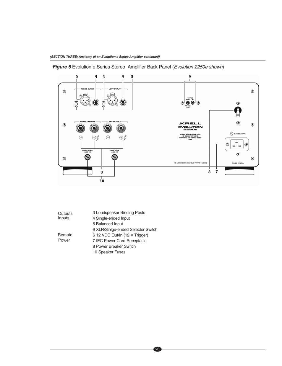 Krell Evolution e Series Manual User Manual | Page 20 / 40