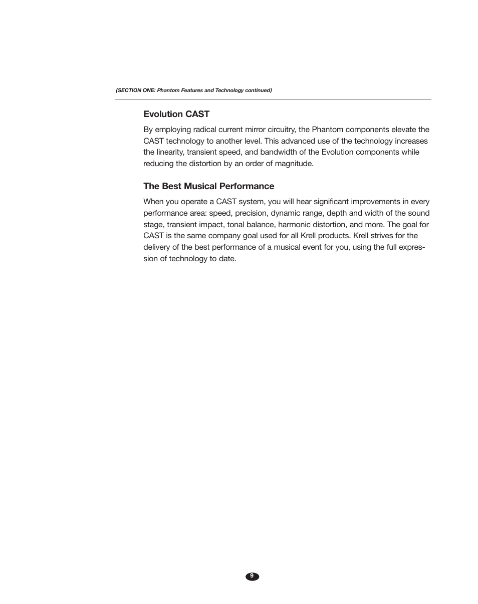Krell Phantom Manual User Manual | Page 9 / 54