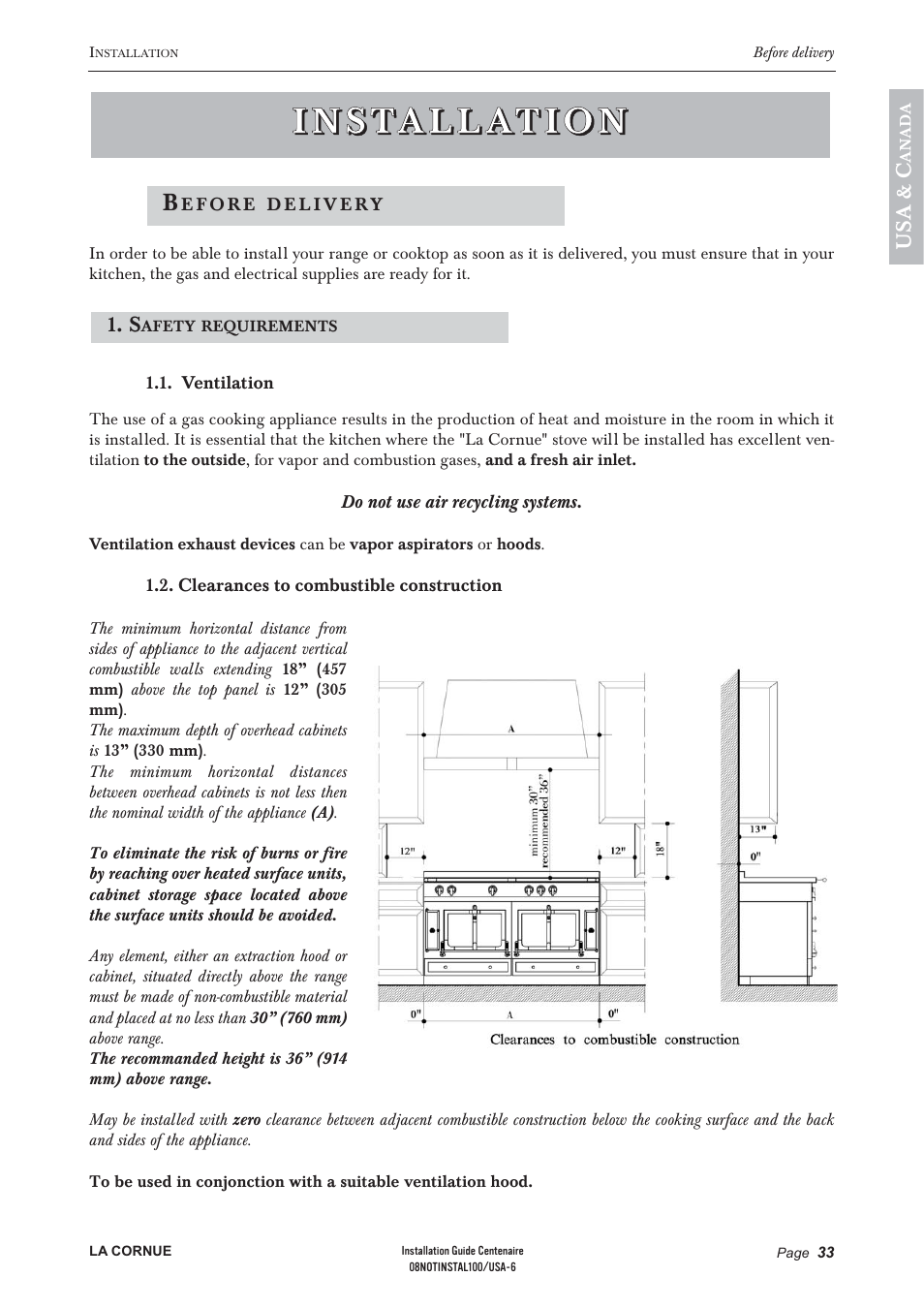 La Cornue Château 75 User Manual | Page 35 / 58