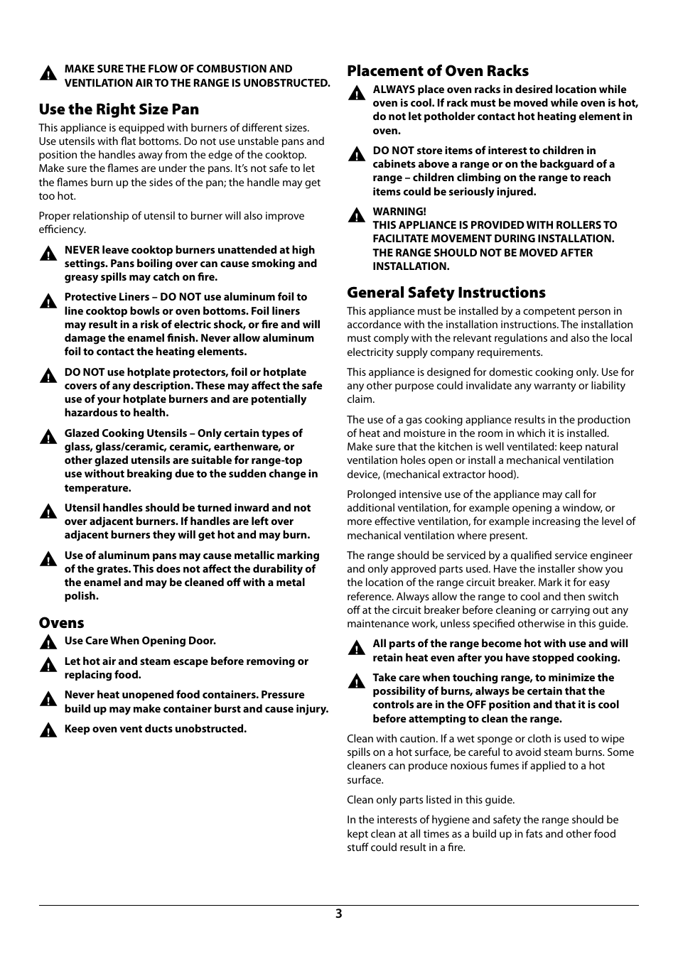 La Cornue CornuFé 44 User Manual | Page 5 / 48