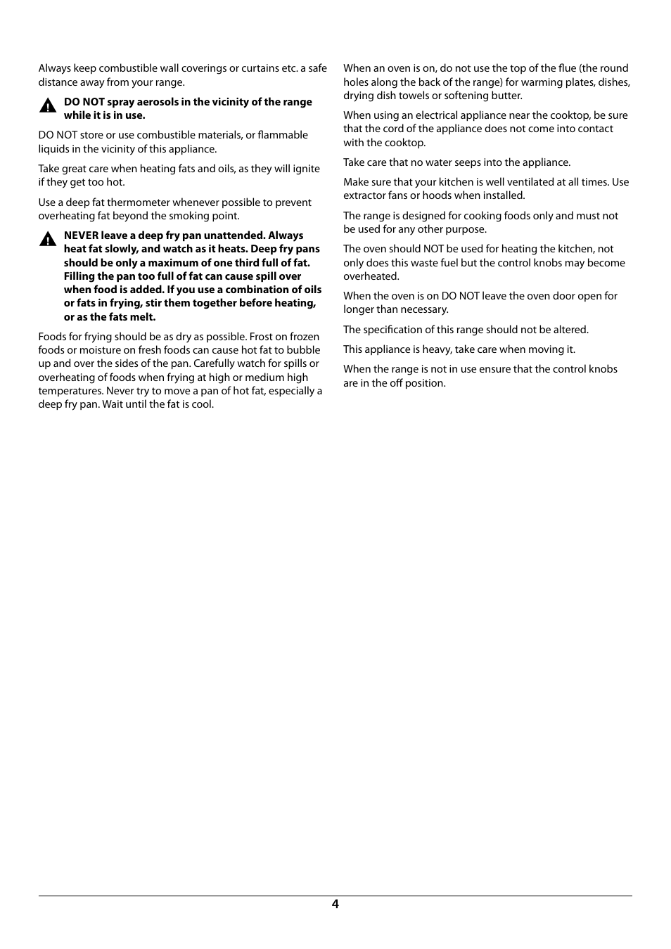 La Cornue CornuFé 44 User Manual | Page 6 / 48