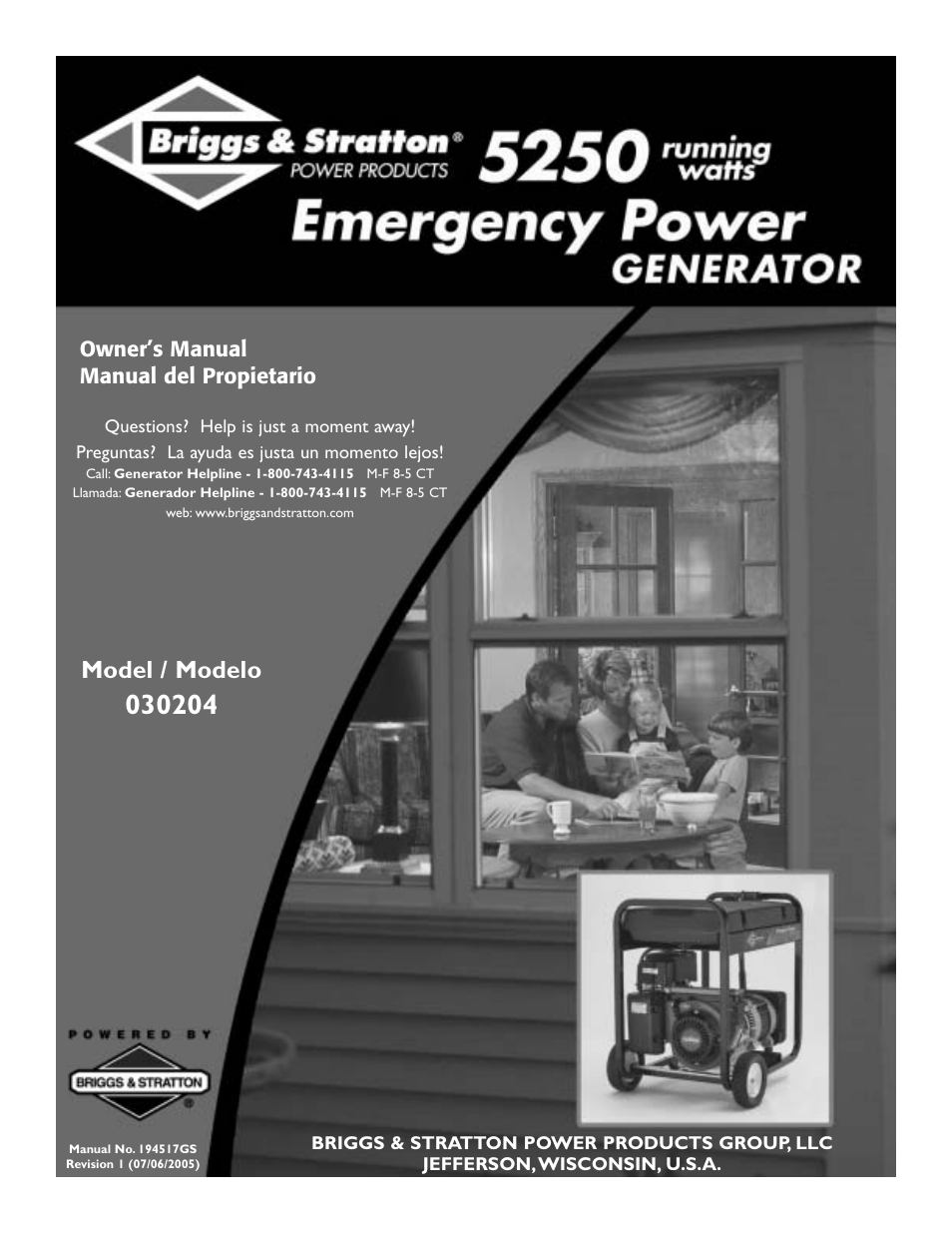 Briggs & Stratton 30204 User Manual | 28 pages
