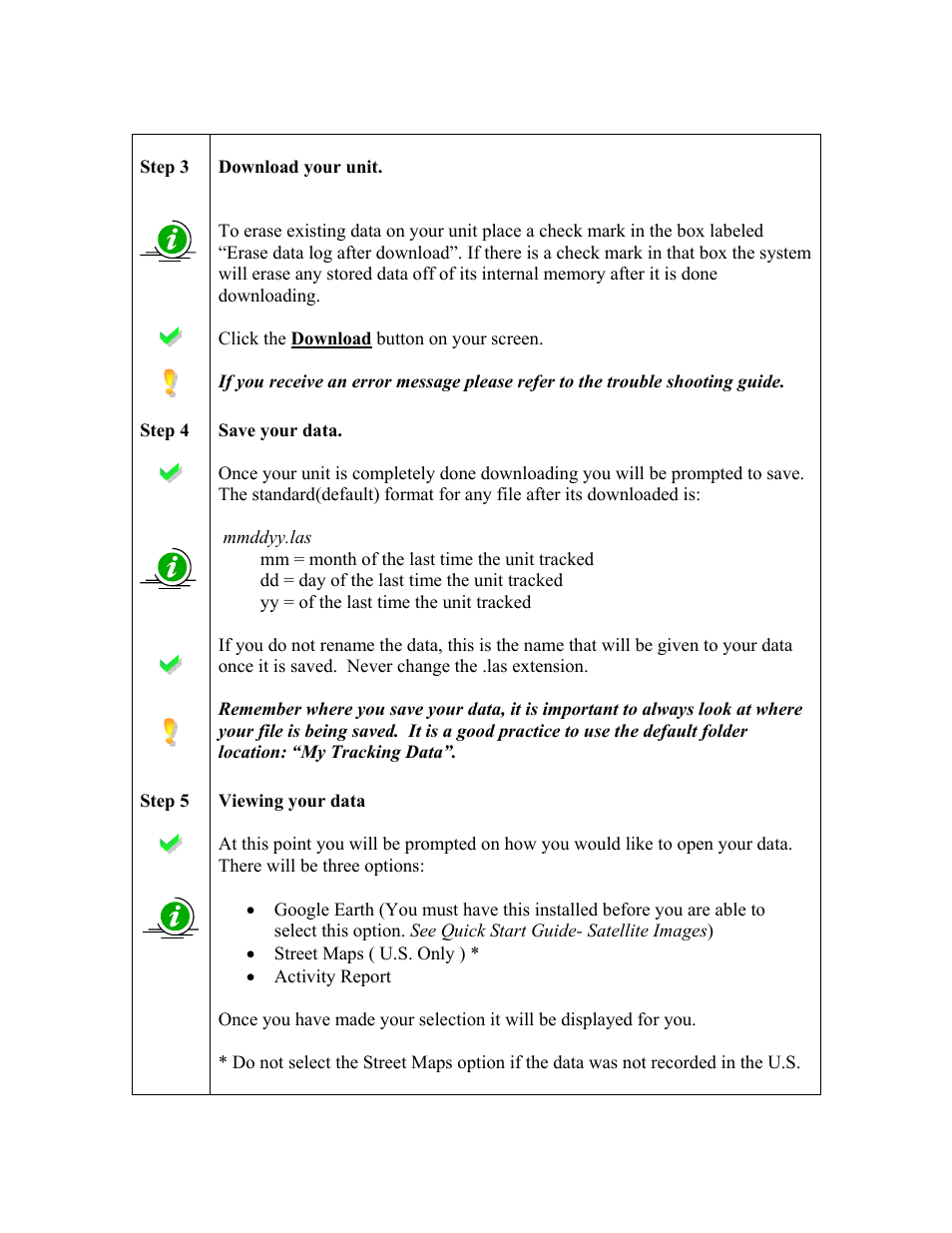 LandAirSea GPS Tracking Key Pro Quick Start Guide User Manual | Page 5 / 6