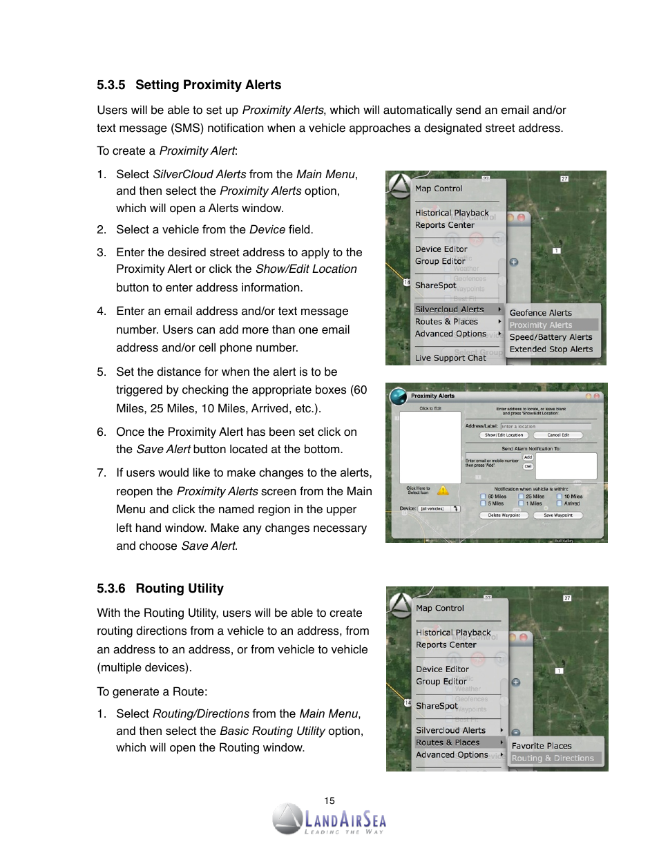 LandAirSea SilverCloud Rear-Time GPS Tracker User Manual | Page 15 / 23