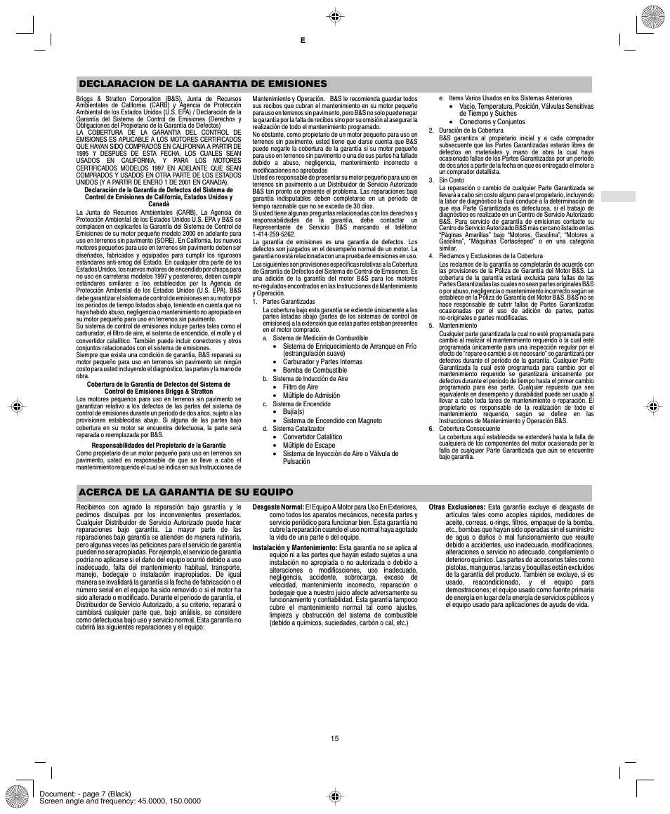 Briggs & Stratton AA0101 User Manual | Page 17 / 28