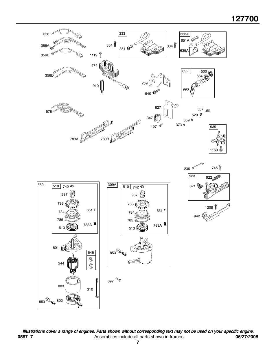 Briggs & Stratton 127700 User Manual | Page 7 / 15