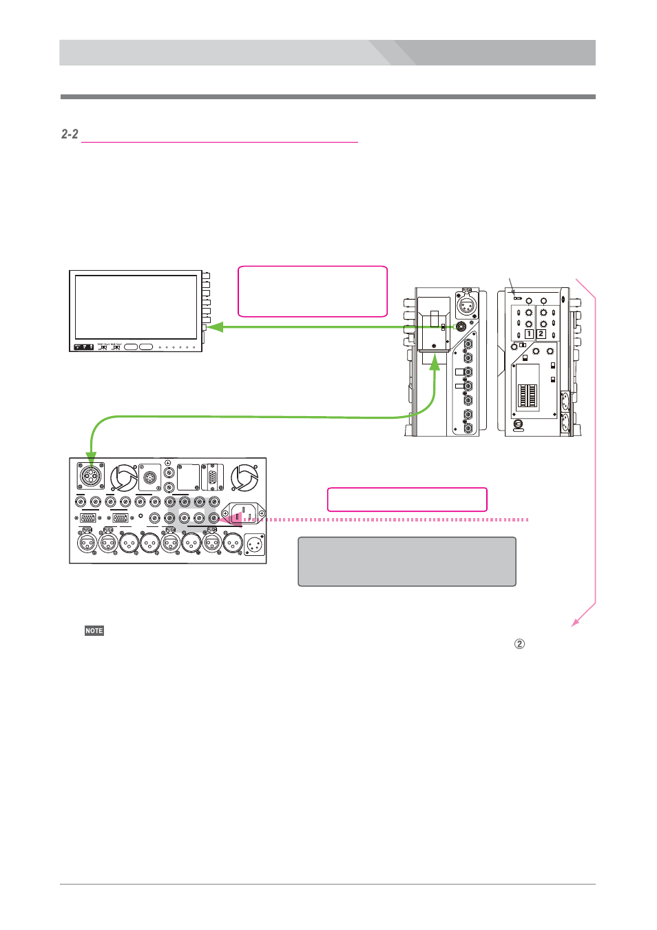 Ret 1/2 select switch, Return video composite signal, Pin cable (vc-450) | Ls-700, Tally signal dc power, Ret video composite signal, Ls-800, Protech monitor (lvm-89w) | Nipros LS-800 Operating Instruction User Manual | Page 26 / 56