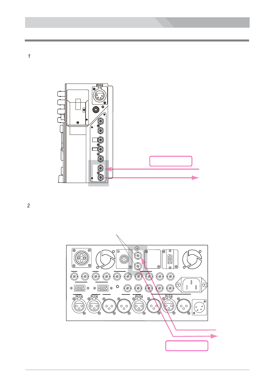 Time code signal connection, Camera, etc. time code signal time code signal, Tc out (bnc) tc in (bnc) | Nipros LS-800 Operating Instruction User Manual | Page 29 / 56