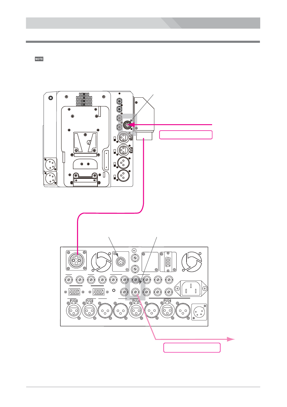 Remote controller connection, Optical fiber cable, Monitor, etc | Composite video signal | Nipros LS-800 Operating Instruction User Manual | Page 38 / 56