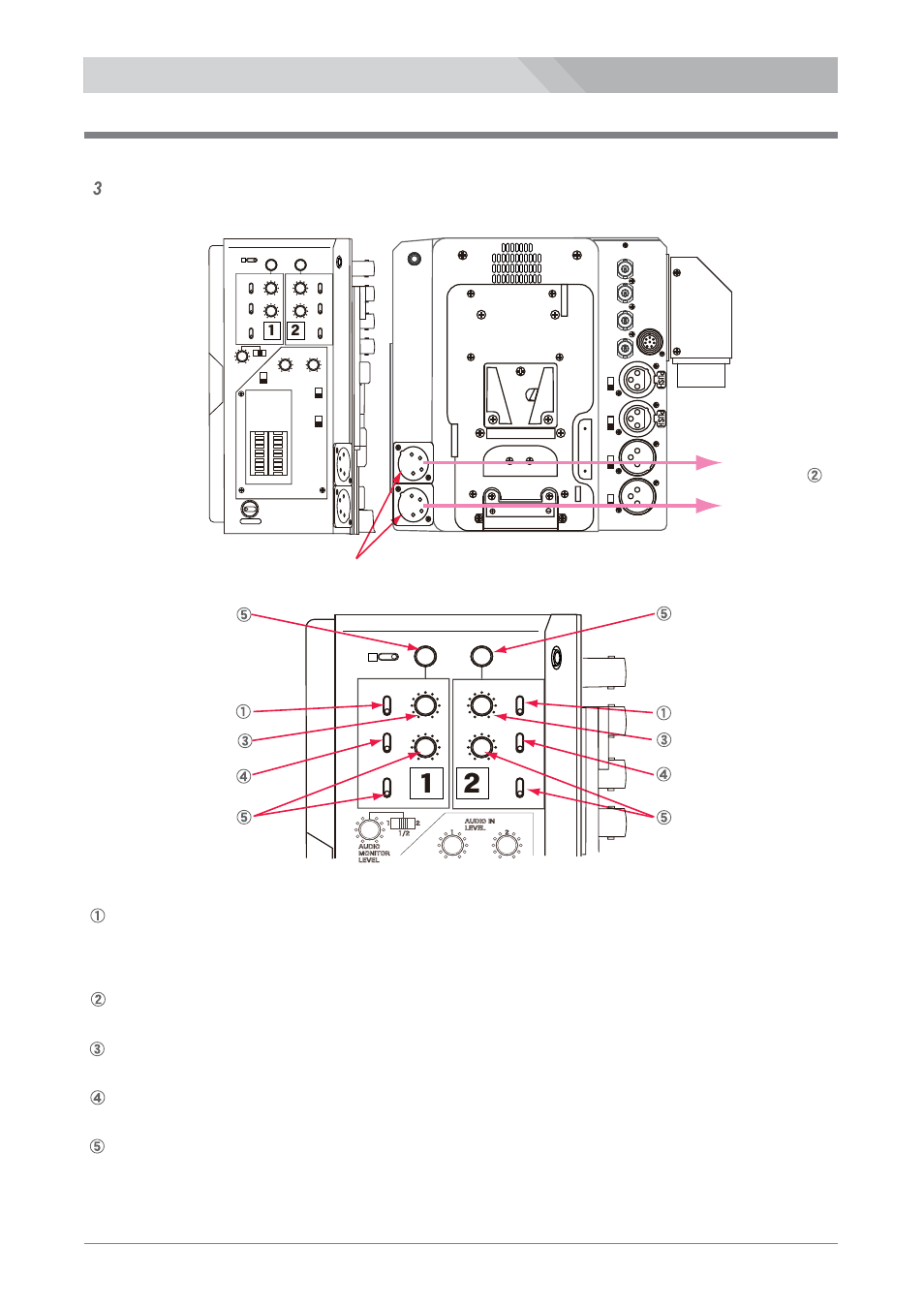 Adjustments and settings for ls-700, Intercom headset adjustment and setting, Headset 1/2 | Ls-700, Headset dl-400 (main panel), Rear panel) | Nipros LS-800 Operating Instruction User Manual | Page 44 / 56