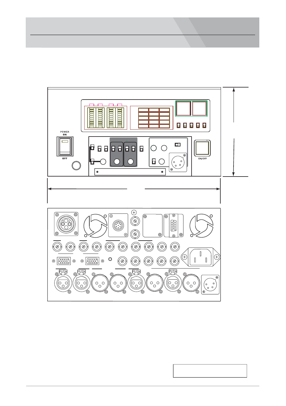 Outside view and dimensions, Optical fiber base station ls-800, Outside dimension (unit: mm) | Ls-800 | Nipros LS-800 Operating Instruction User Manual | Page 54 / 56