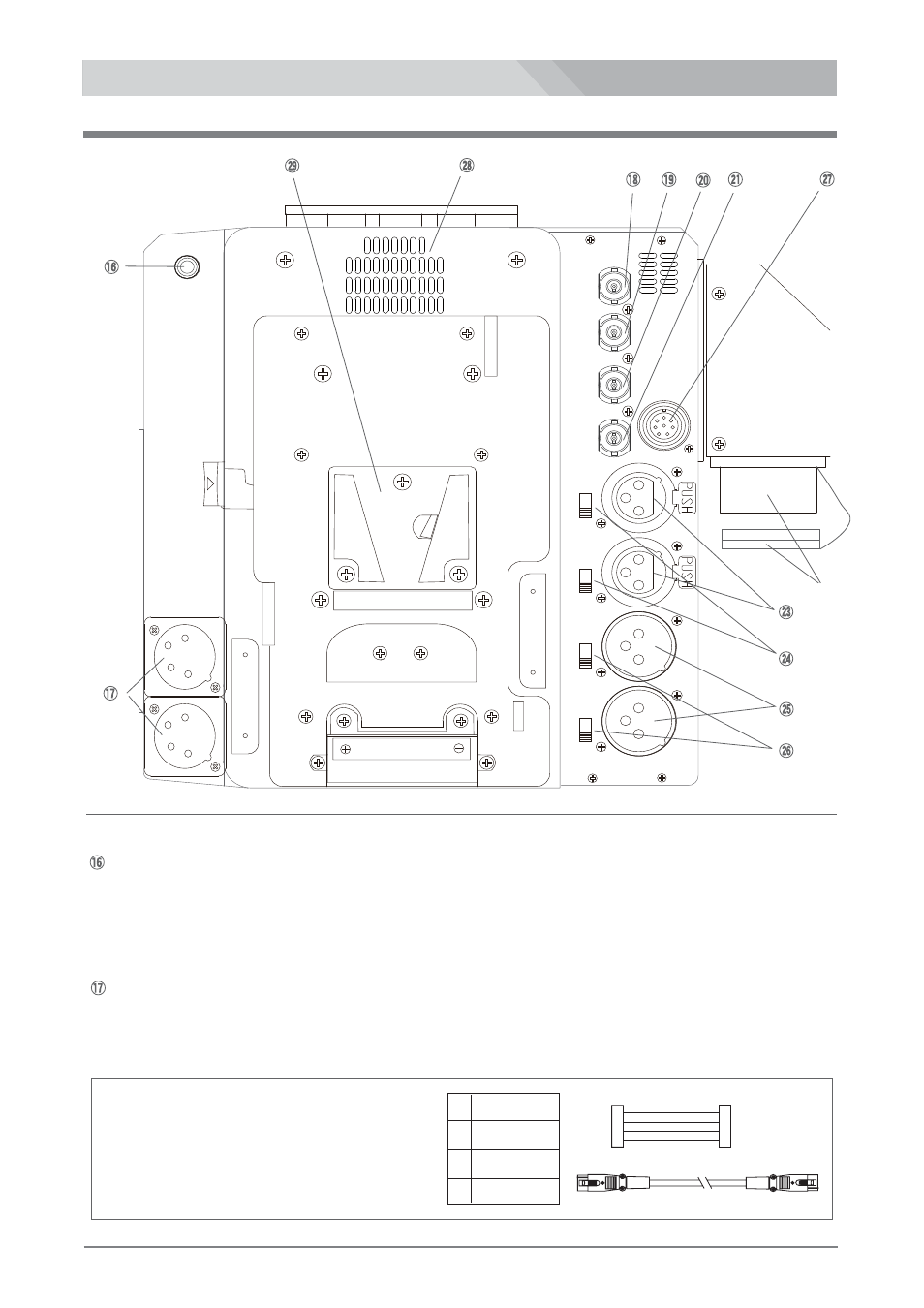 Headphone connector, (φ3.5 jack), Optical fiber camera adaptor ls-700 | Nipros LS-800 Operating Instruction User Manual | Page 7 / 56
