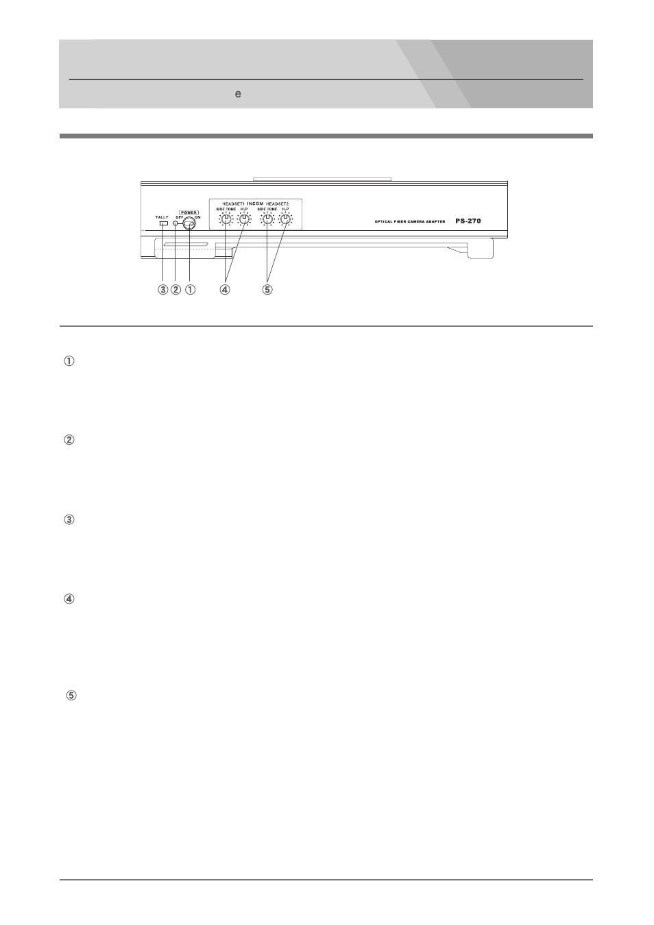 Names and functions of parts | Nipros PS-570 Operating Instruction User Manual | Page 13 / 39