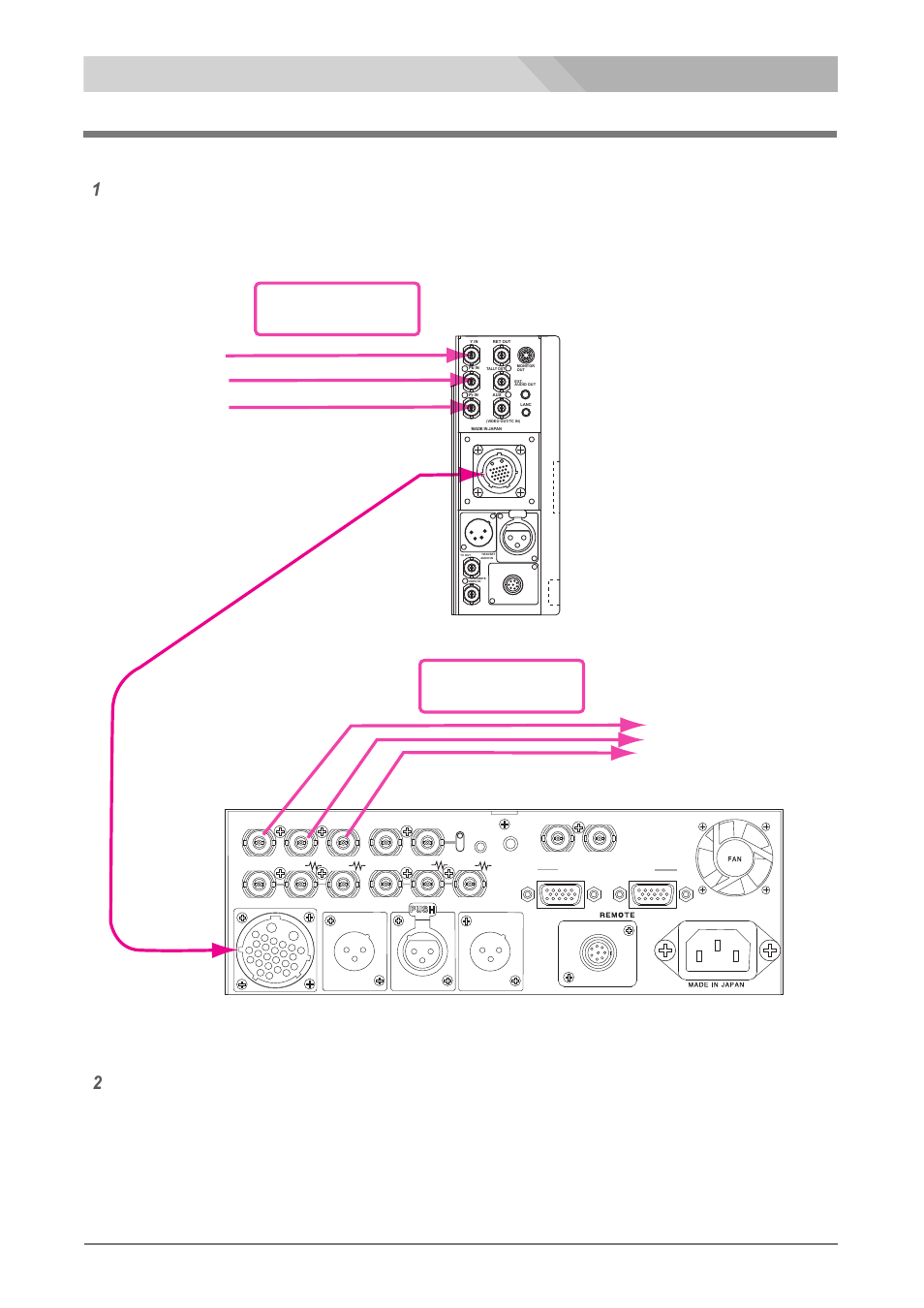 Pdf component, Hd/sd component video signals connection, Multi-core studio system nipros/v26 | Y/pb/pr, 25 hd/sdコンポーネントビデオ信号の接続, Nipros/v26 接続方法, Pin cable), ベースステーションの hd/sd component out, コネクタからスイッチャー、vtr、モニター等へ bnc ケーブル で接続します | Nipros ES-500 Operating Instruction User Manual | Page 25 / 56