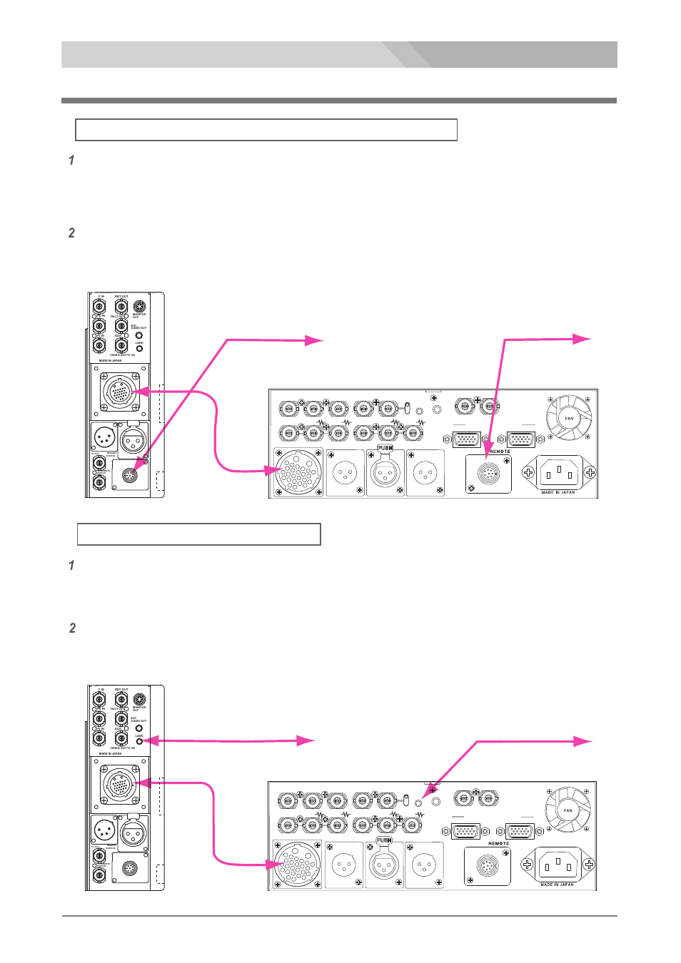 Pdf remote, Remote controller connection, Multi-core studio system nipros/v26 | 36 リモコンの接続, Nipros/v26 接続方法 | Nipros ES-500 Operating Instruction User Manual | Page 36 / 56