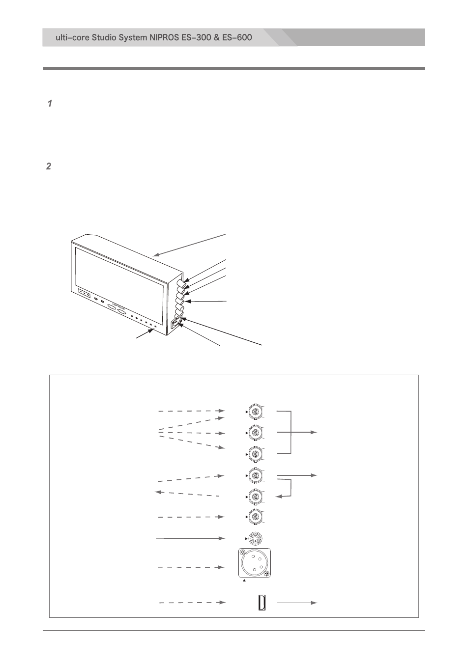 Lvm-89w connection | Nipros ES-600 Operating Instruction User Manual | Page 22 / 54