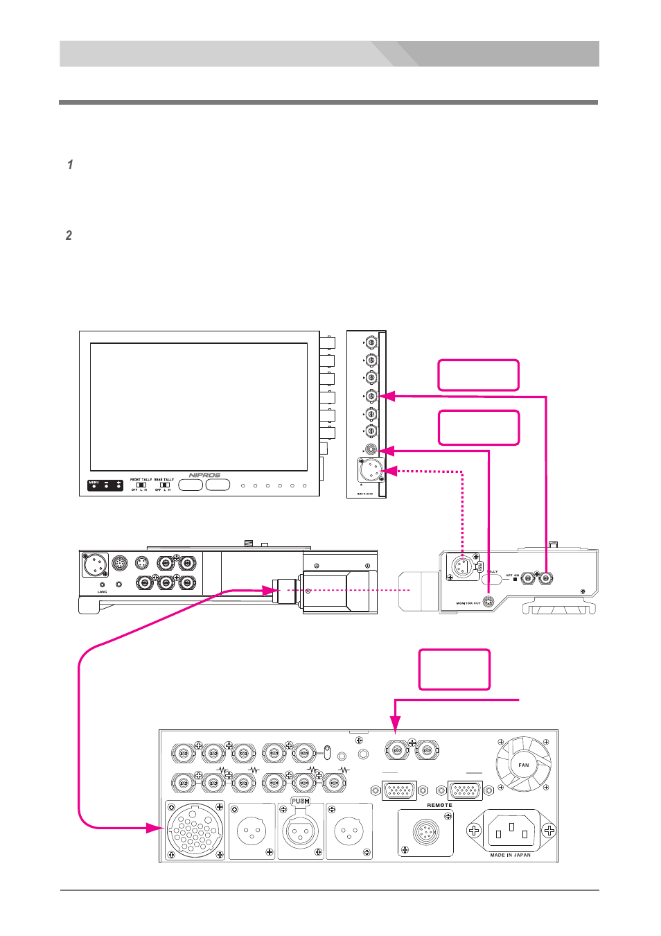 Multi-core studio system nipros/s26, P in ca ble | Nipros ES-600 Operating Instruction User Manual | Page 27 / 54